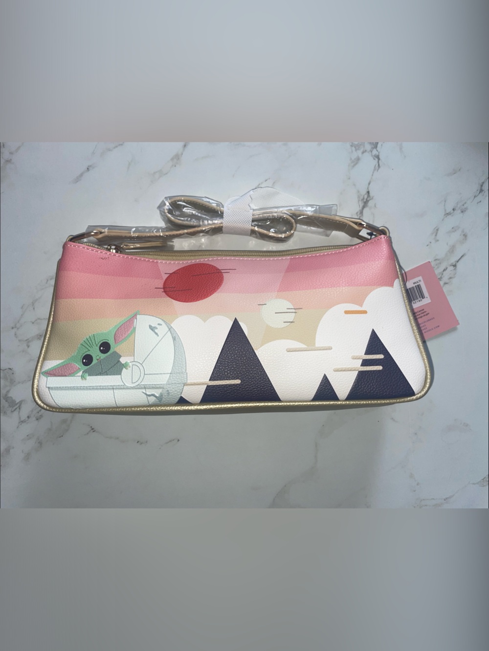 Danielle Nicole Star Wars Grogu Sunset Crossbody Bag
